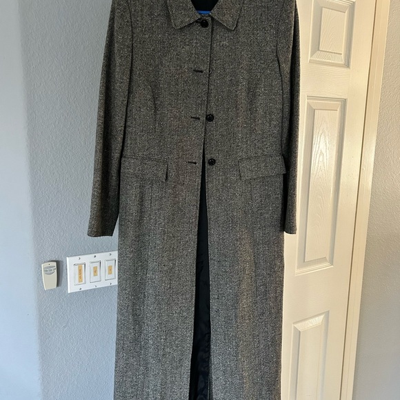 Preview Collection Charcoal Wool Blend Coat - Picture 1 of 4